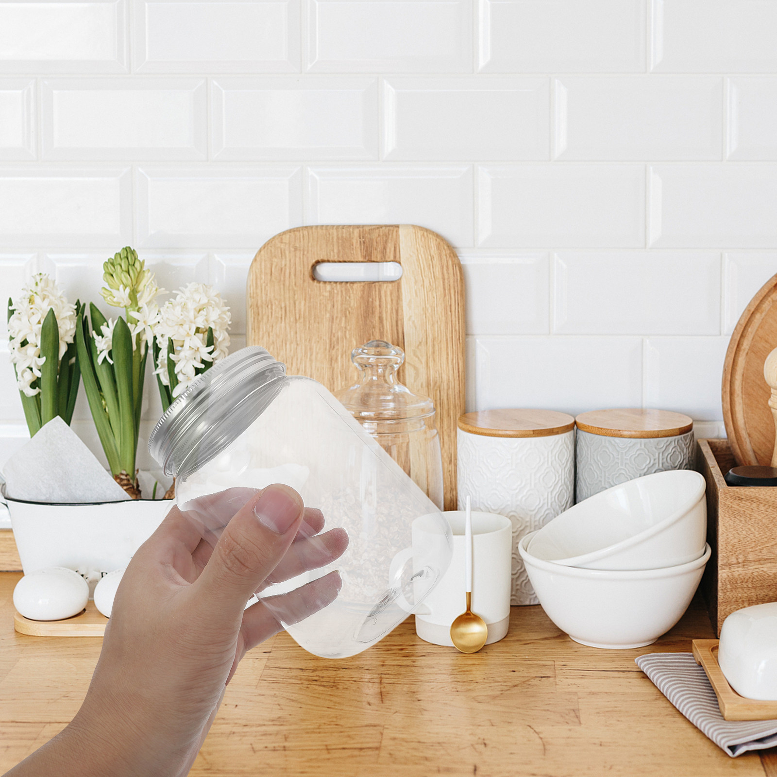 Food Storage Jars - Airtight Food Storage Jars with Lids
