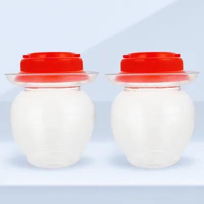 Food Storage Jars - 2Pcs Pickle Jar Household Plastic Sealed