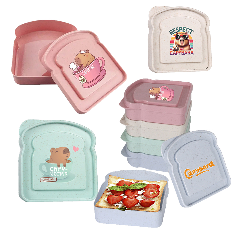 Food Storage Warehouse - Capybara Sandwich Food Storage Case Container