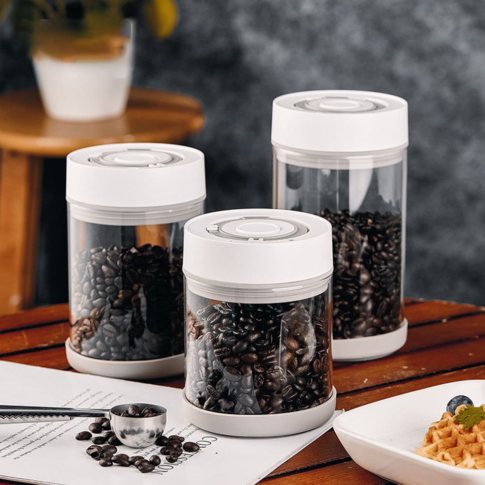 Food Storage Warehouse - Kitchen Moisture-proof Glass Coffee Bean Jar