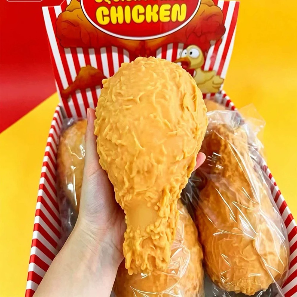 Food Storage Drums - 1PC Simulation Fried Chicken Drumstick Squishy