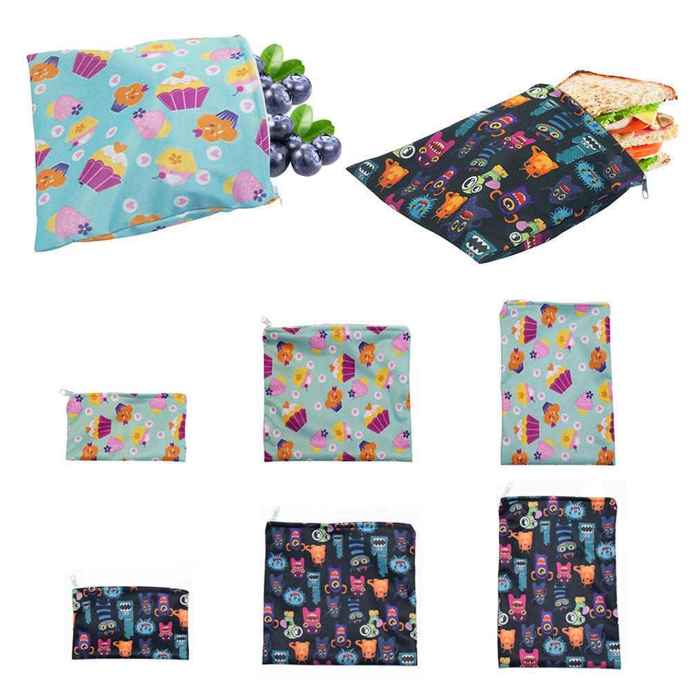 Beeswax Food Wrap - 3pcs/set Reusable Food Storage Bags Leakproof