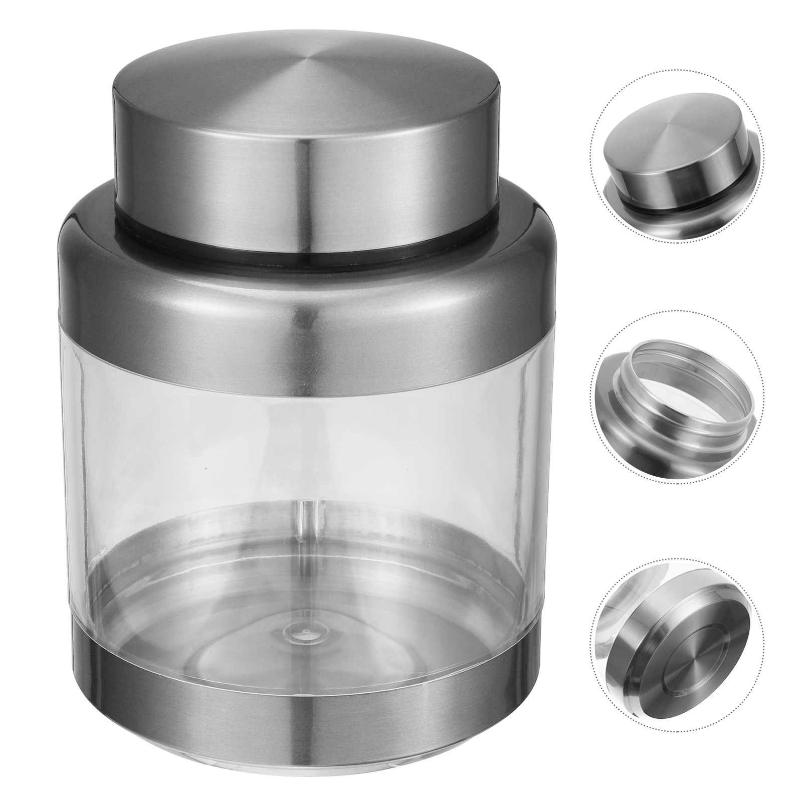 Airtight Cereal Jar - Stainless Steel Airtight Food Storage Jar