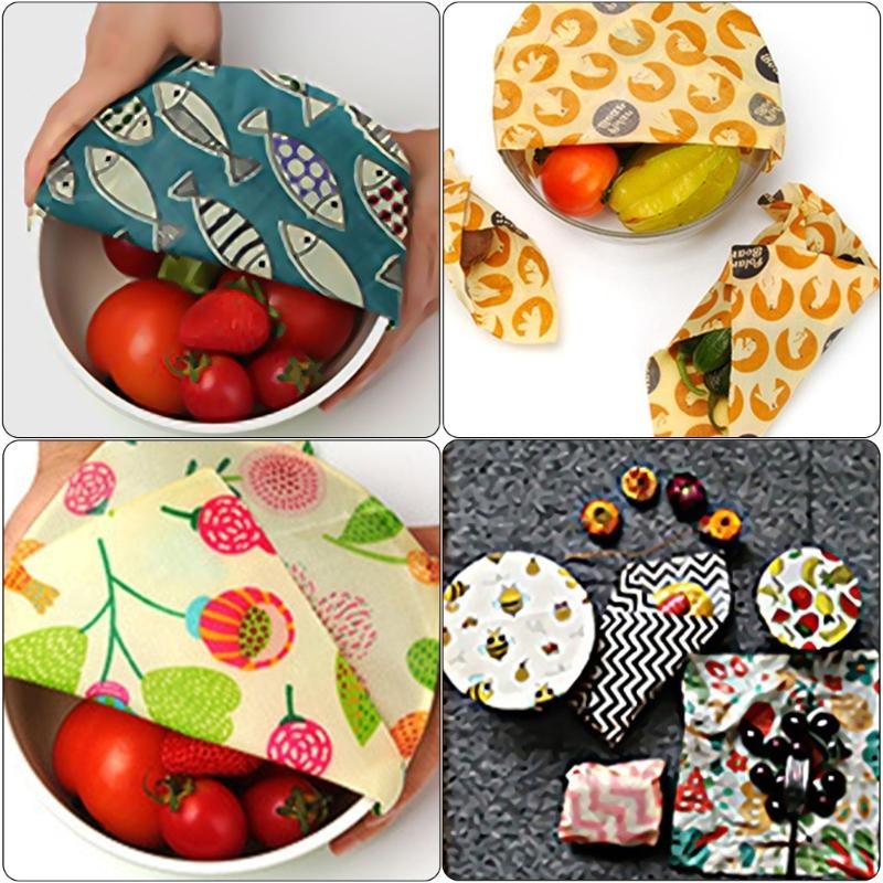 Beeswax Food Wrap - Multipurpose Beeswaxs Food Storage Wraps 3