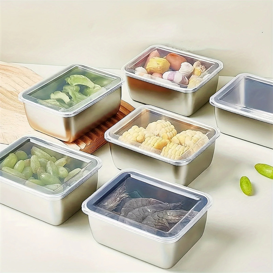 Food Storage Underground - 1/3/5pcs Stainless Steel Food Storage Box