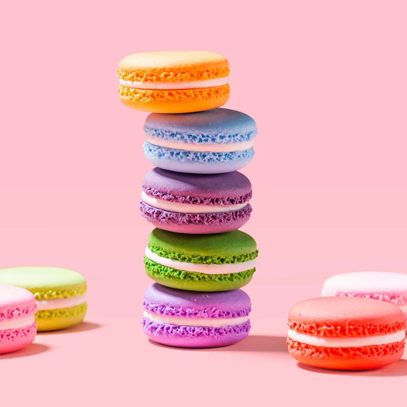 Food Storage On Table - Simulation Macaron Cake Dessert Model Wedding
