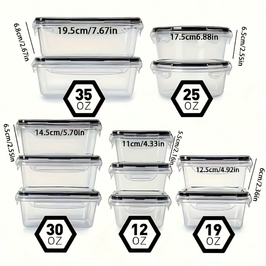 24 Pack Food Storage Container - Storage Food Prep review and price