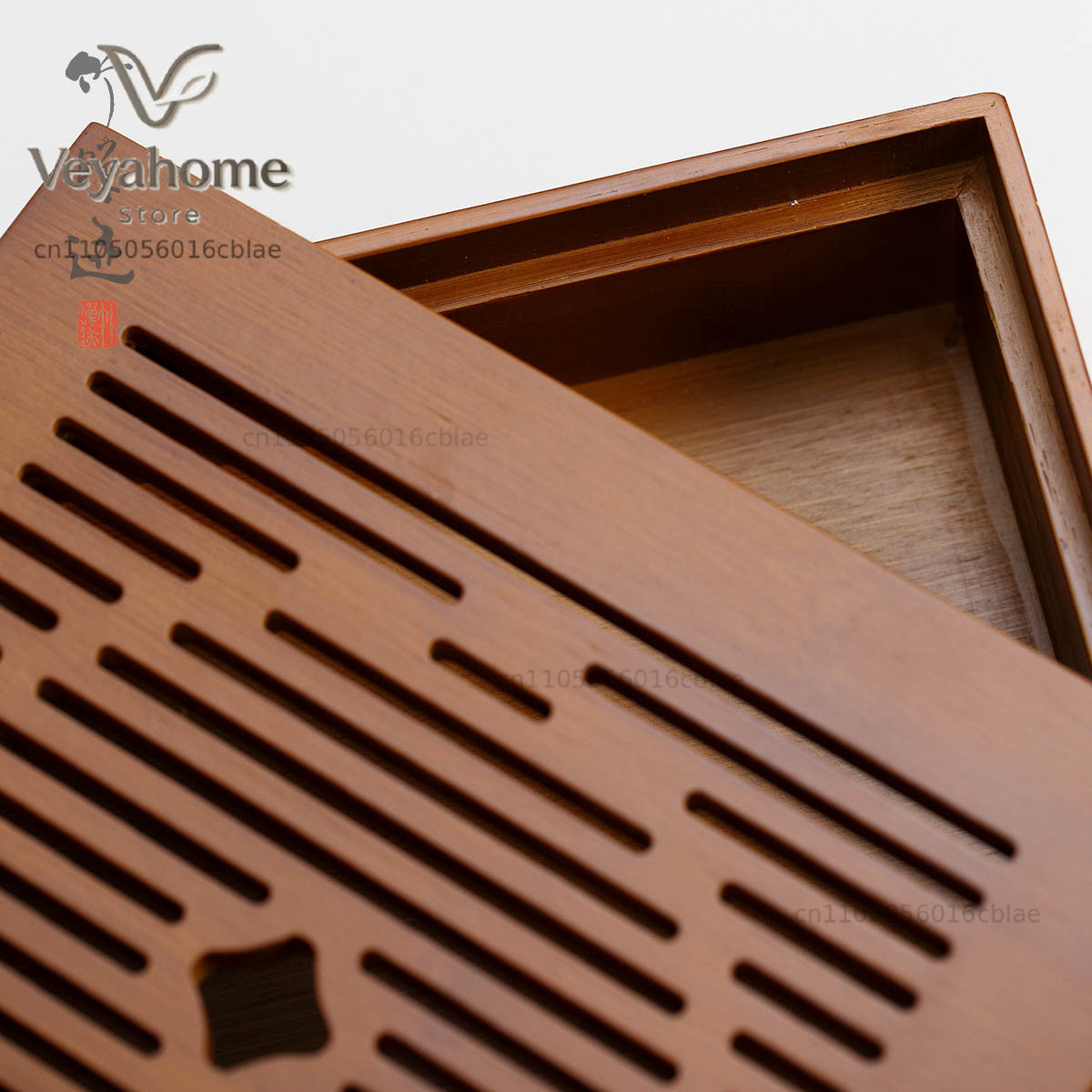 Bamboo Tea Set Storage Box Chi - Food Storage Without Plastic review and price