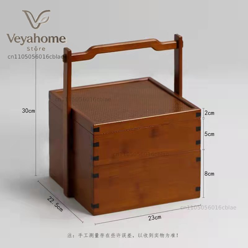 Bamboo Tea Set Storage Box Chi - Food Storage Without Plastic review and price