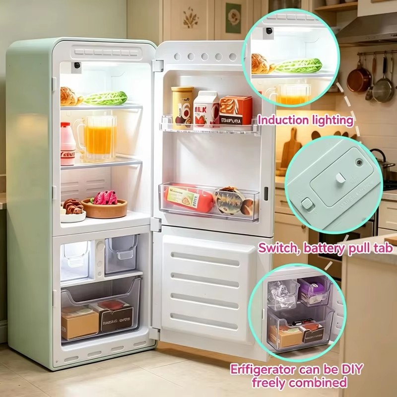 4-Color Mini Fridge Blind Box  - Food Storage On Table review and price