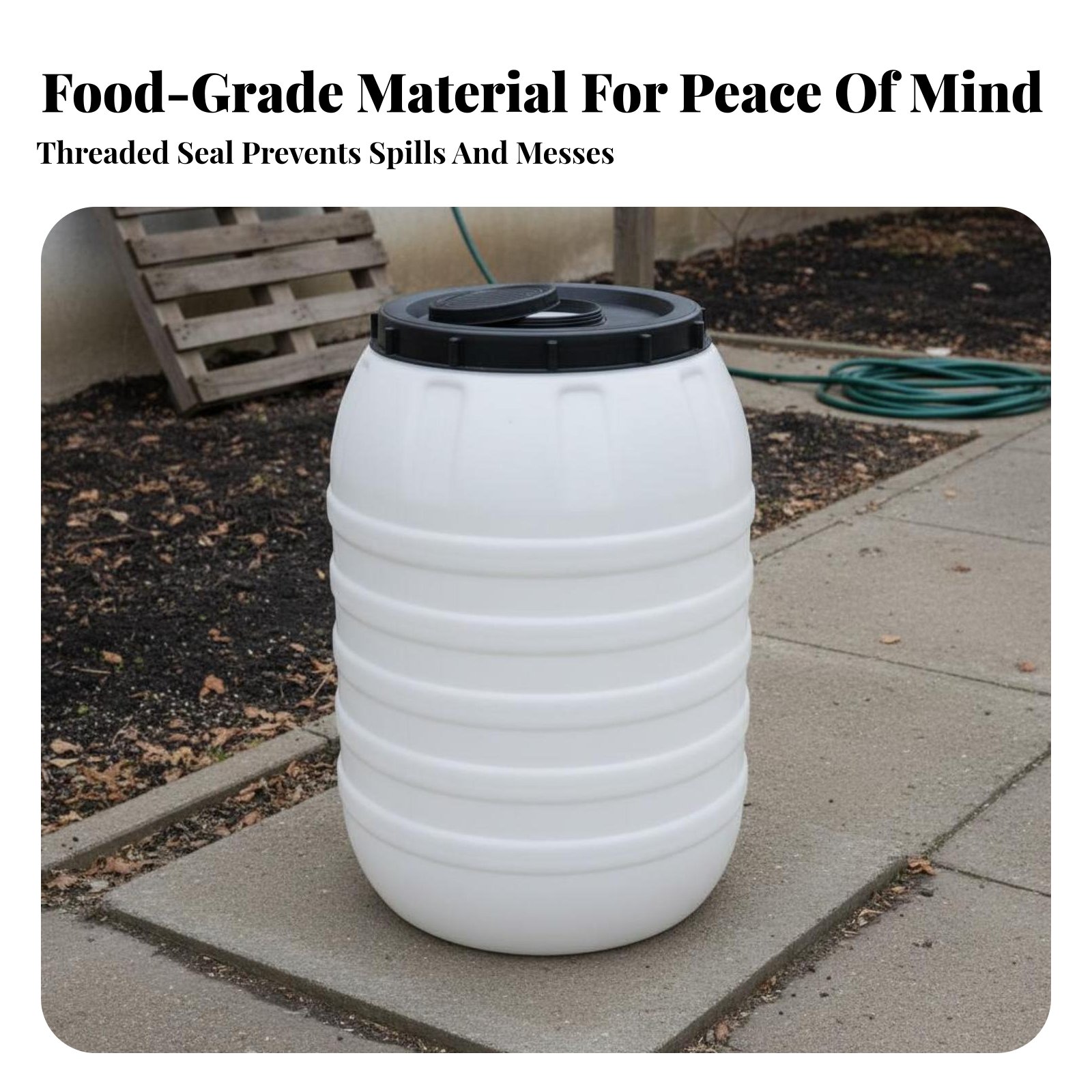 Food Grade Plastic Barrel Airt - Food Storage Drums review and price