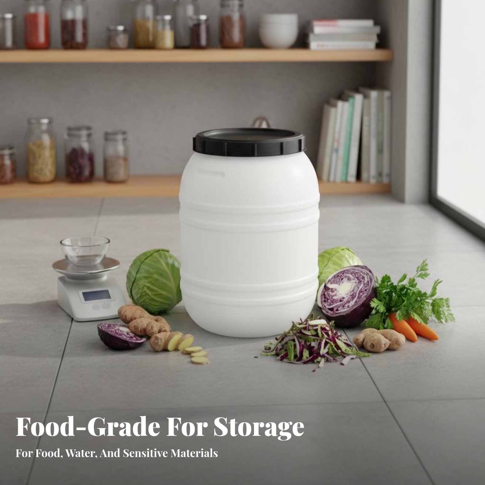 Food Grade Plastic Barrel Airt - Food Storage Drums review and price