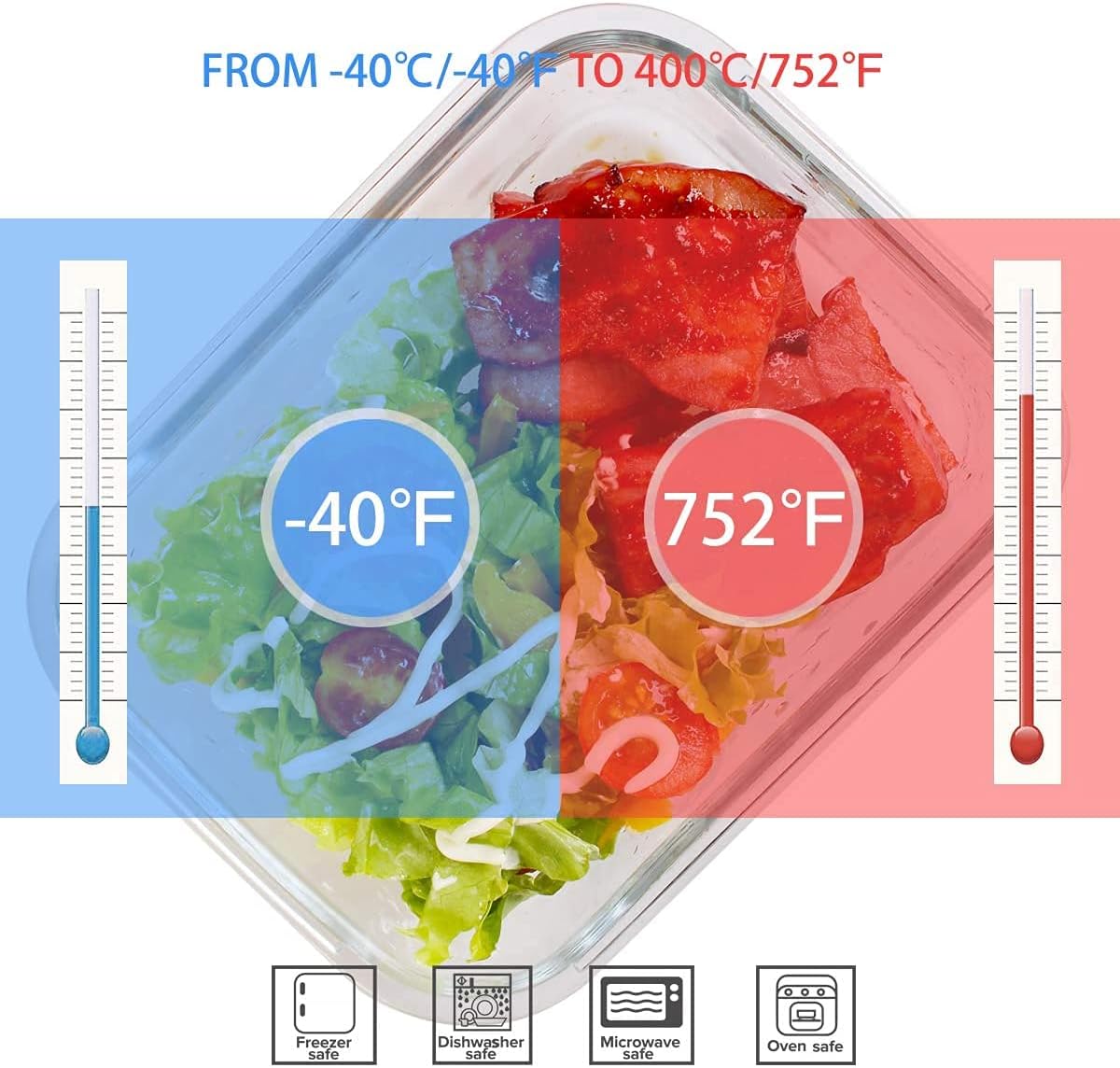 18 Piece Glass Food Storage Co - Storage Food Prep review and price