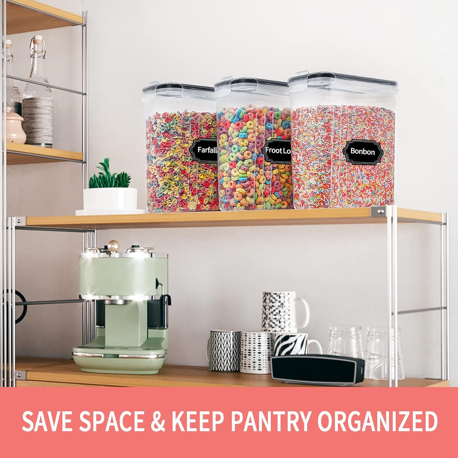 2.5L Cereal Storage Containers - Airtight Cereal Jar review and price