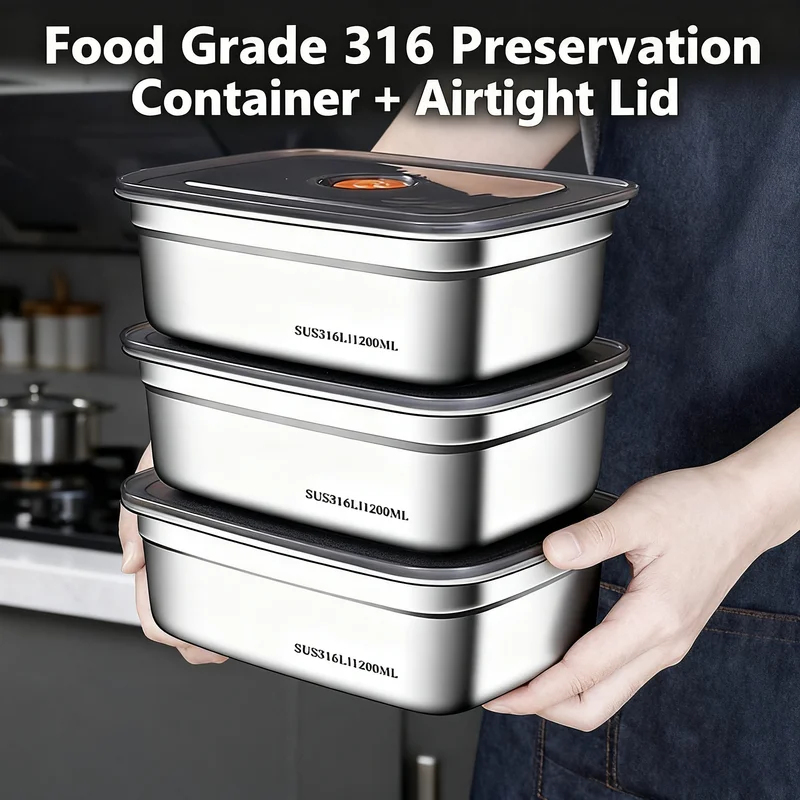 Large Capacity Stainless Steel - Food Storage Underground review and price