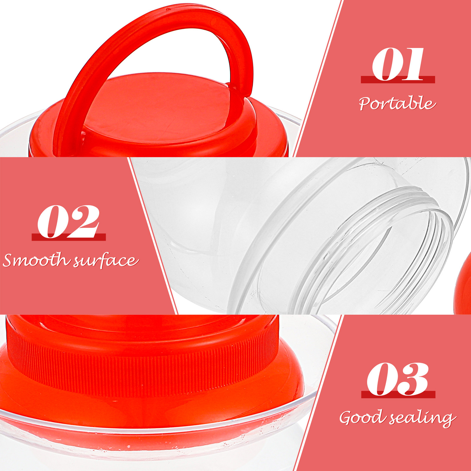 2Pcs Pickle Jar Household Plas - Food Storage Jars review and price