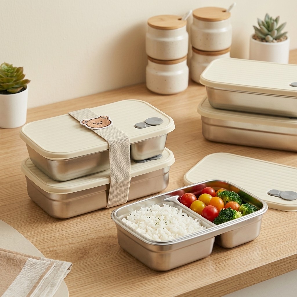 Stainless Steel Bento Box Meta - Storage Food Prep review and price