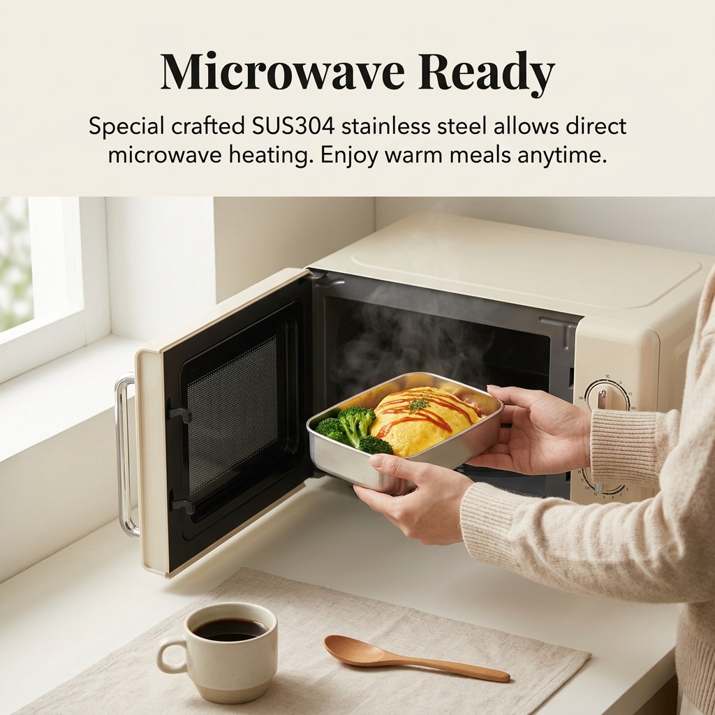 Stainless Steel Bento Box Meta - Storage Food Prep review and price