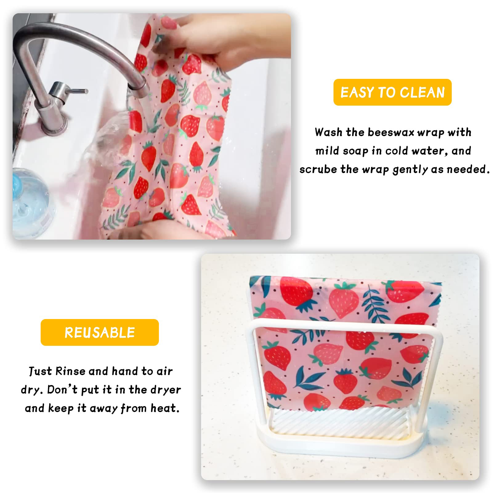 Beeswax Food Wraps Reusable Ec - Beeswax Food Wrap review and price