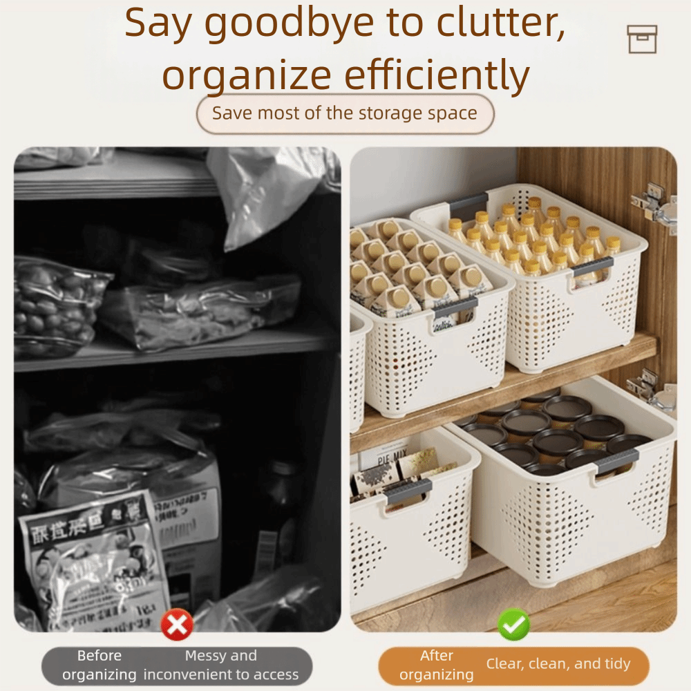 Durable Plastic Storage Basket - Food Storage Without Plastic review and price