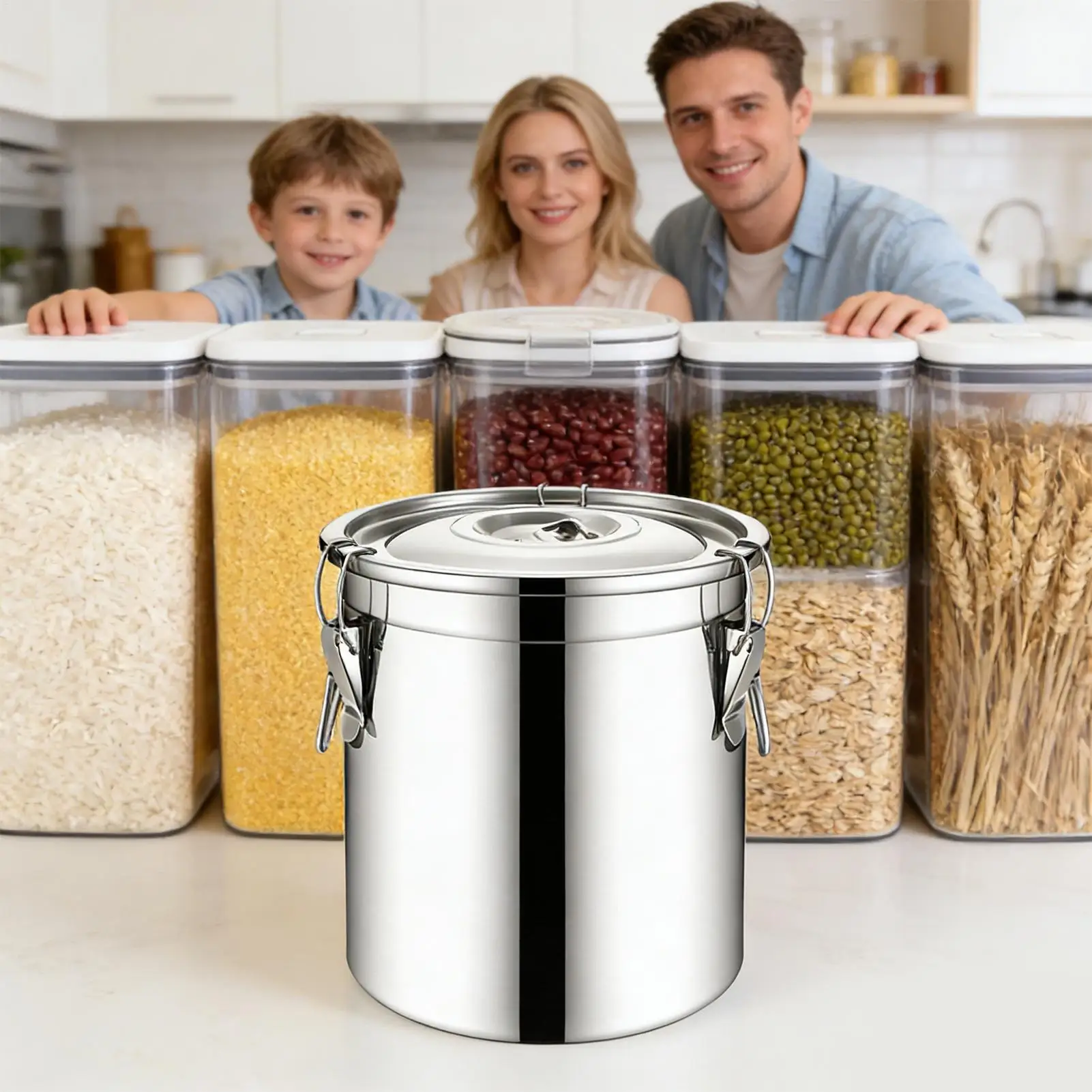 6L Stainless Steel Airtight Ja - Airtight Cereal Jar review and price