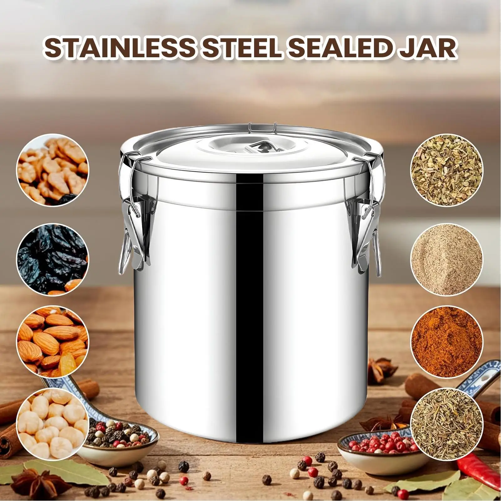 6L Stainless Steel Airtight Ja - Airtight Cereal Jar review and price