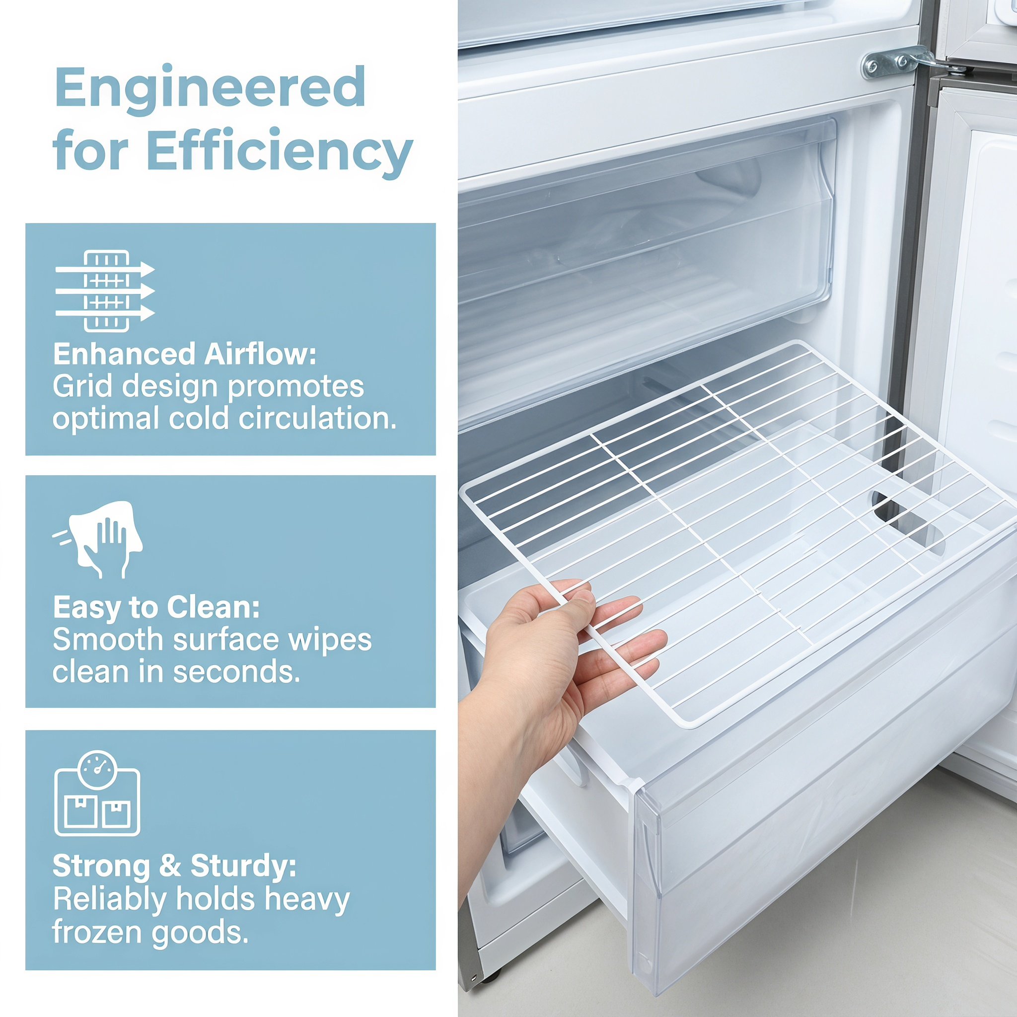 Wire Metal Refrigerator Divide - Food Storage Warehouse review and price