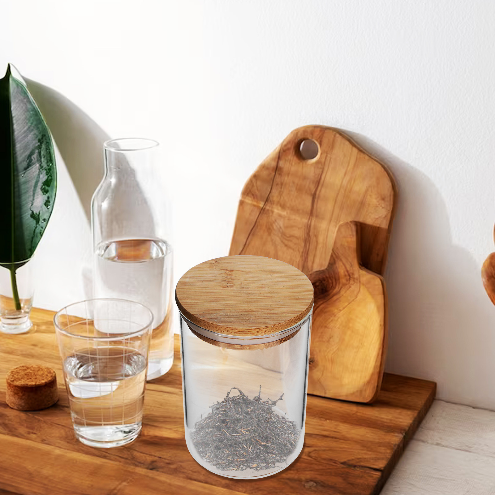 3Pcs Glass Sealed Jar Kitchen  - Airtight Cereal Jar review and price