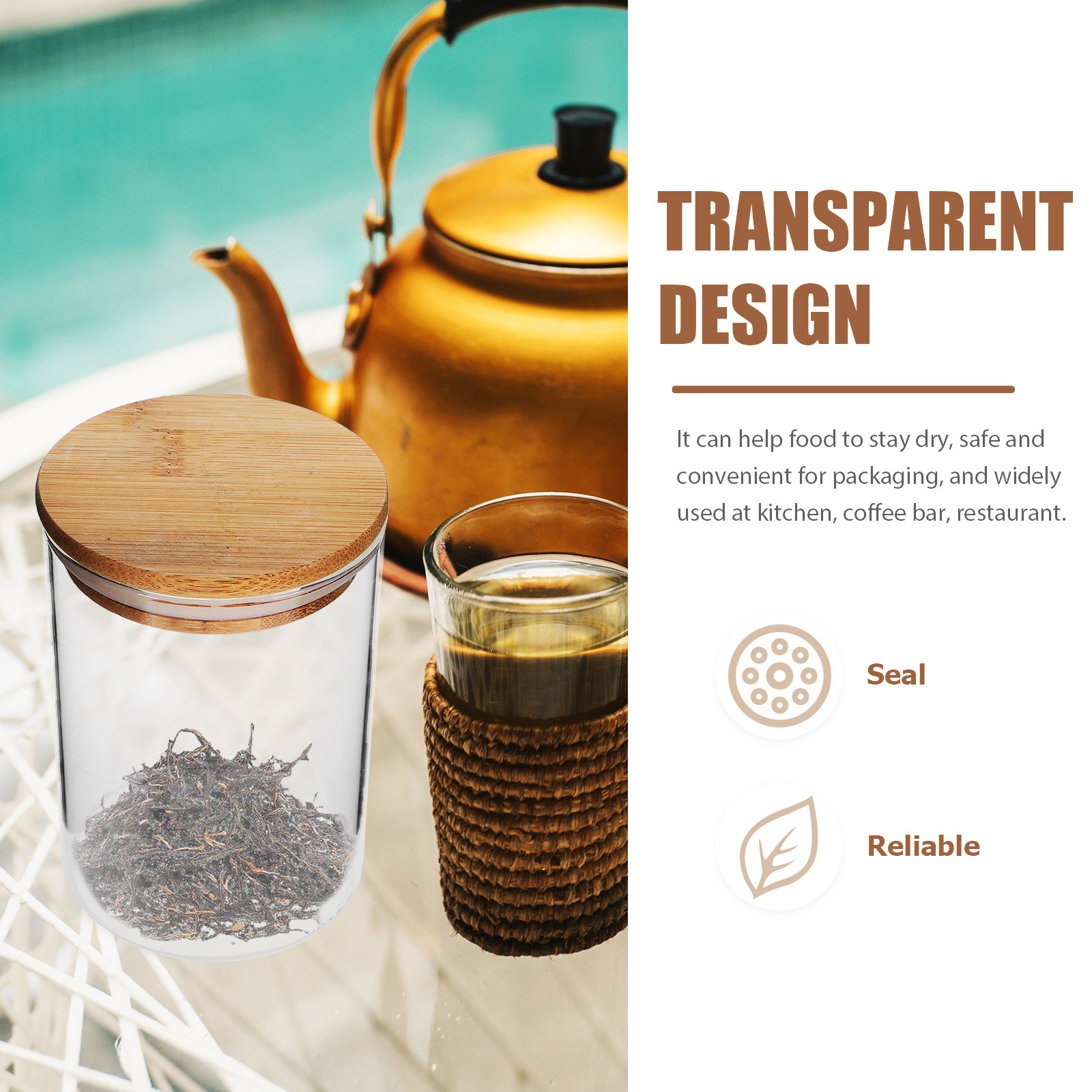 3Pcs Glass Sealed Jar Kitchen  - Airtight Cereal Jar review and price