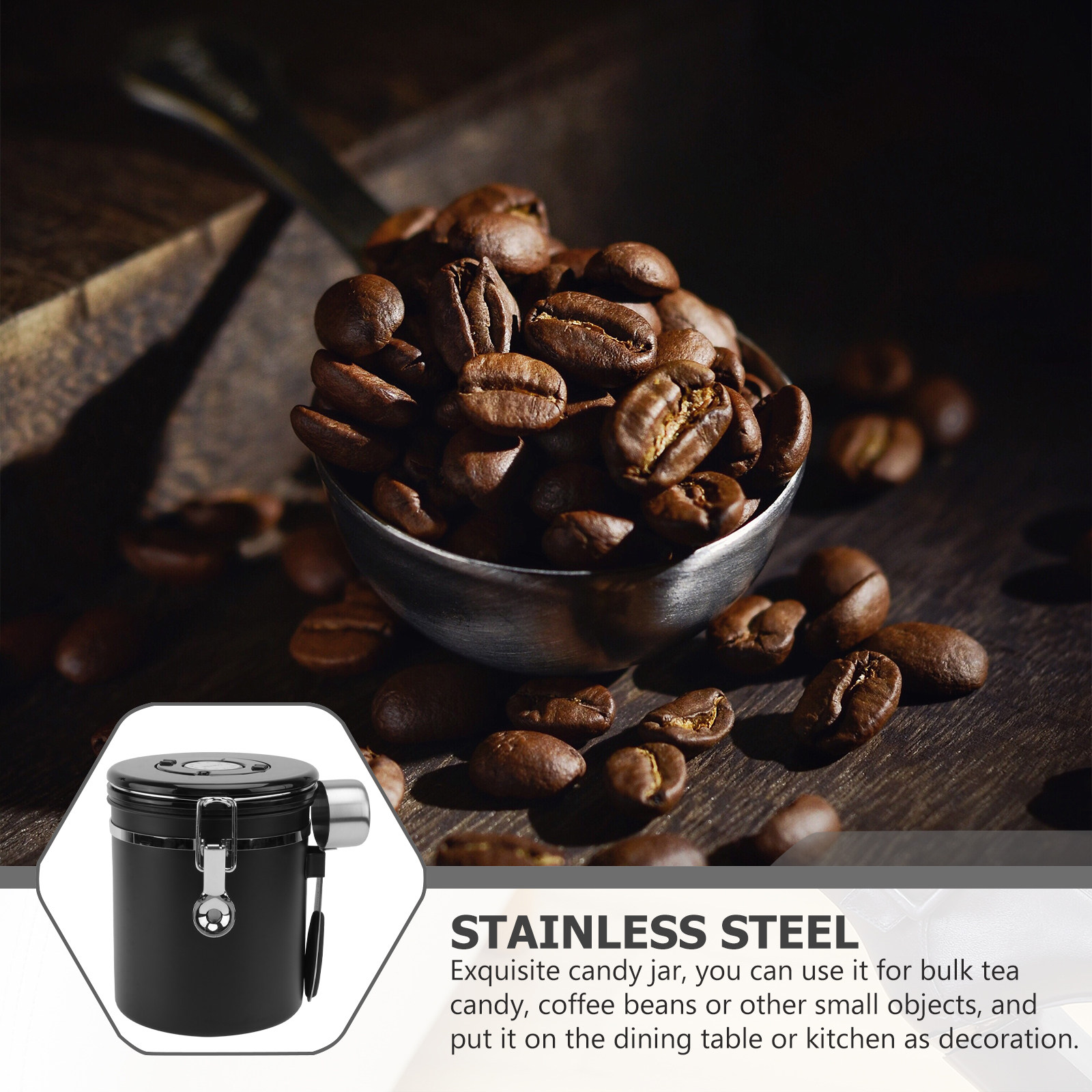1Pcs Coffee Bean Storage Conta - Food Storage Jars review and price