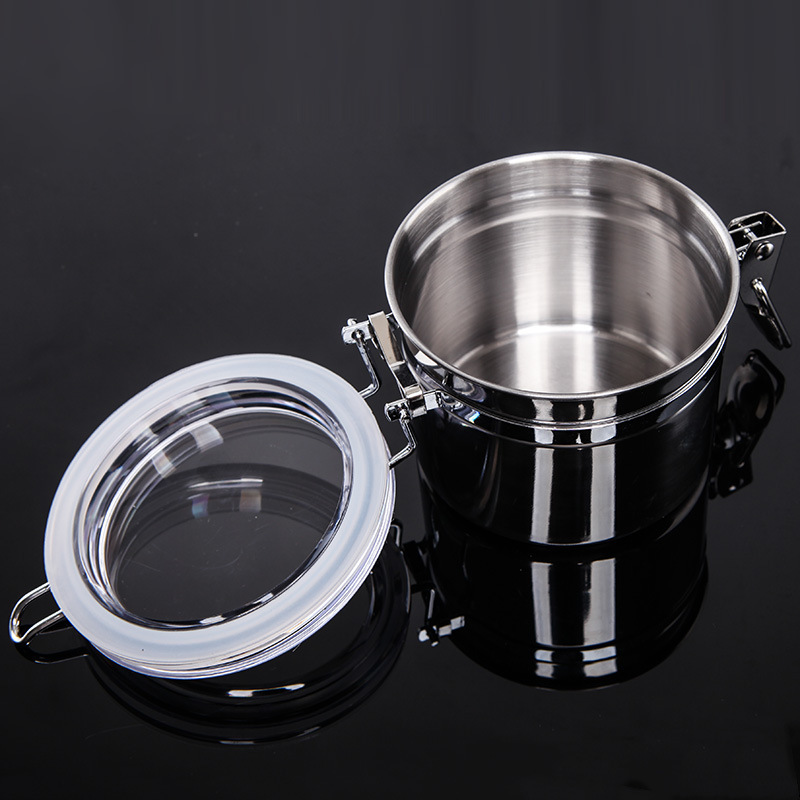 Stainless Steel Airtight Canis - Food Storage Jars review and price