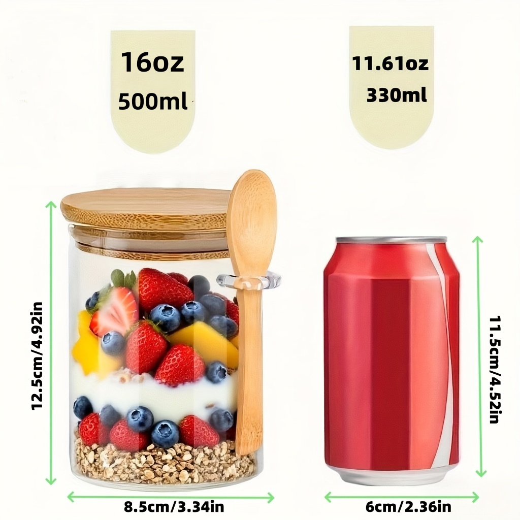 1/2/4/8Pcs Oatmeal Glass Cup S - Food Storage Underground review and price