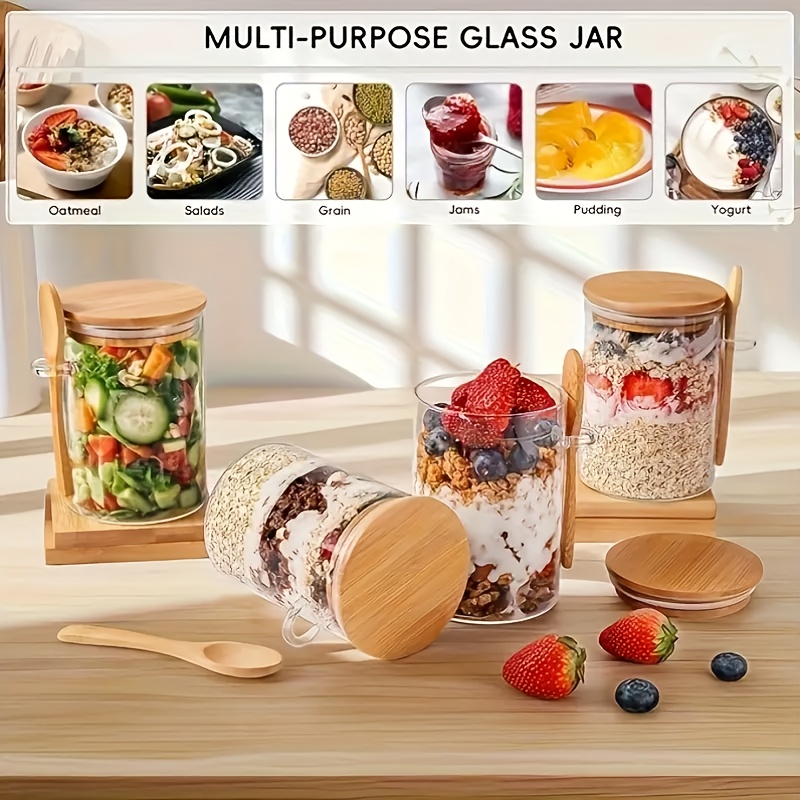 1/2/4/8Pcs Oatmeal Glass Cup S - Food Storage Underground review and price
