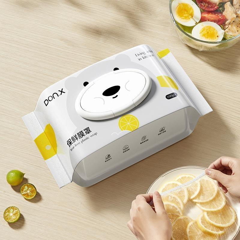 【BA】100‑Pack Disposable Elasti - Food Storage Without Plastic review and price