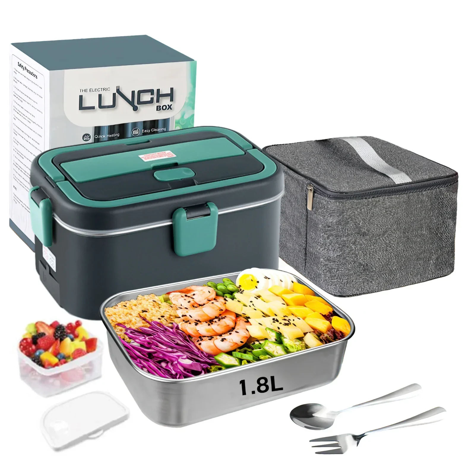 Electric Lunch Box Food Warmer - Food Storage Warmer review and price