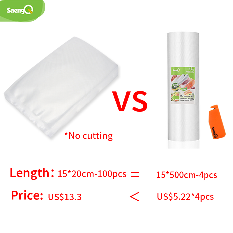 saengQ Kitchen Vacuum Bags for - Food Storage Machine review and price