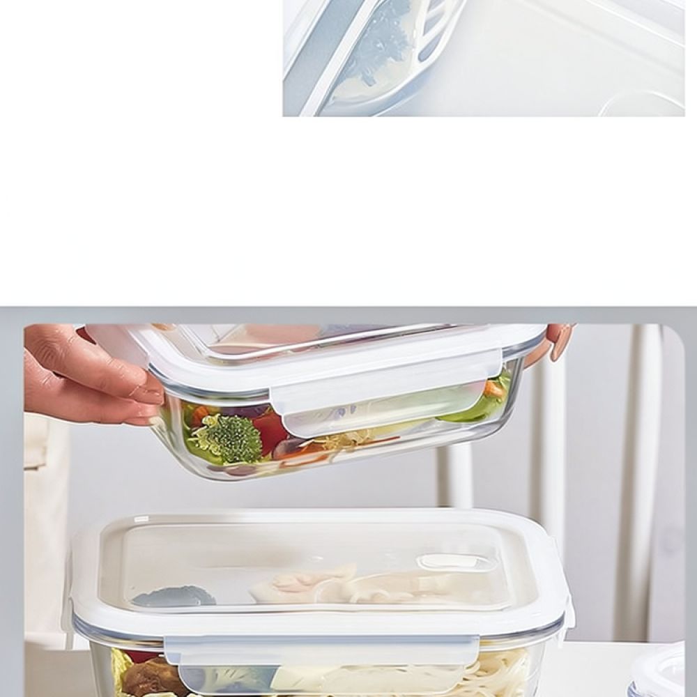 Microwave Safe Glass Bento Lun - Storage Food Prep review and price