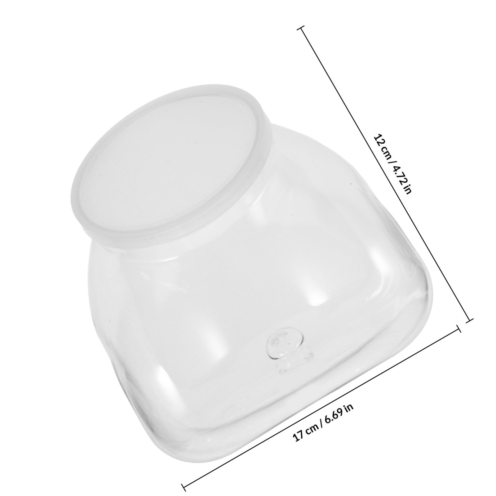 Wide Mouth Transparent Plastic - Food Storage Jars review and price