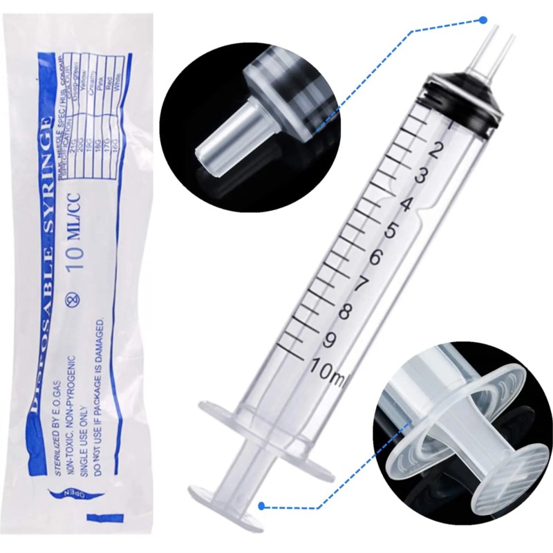 Plastic Syringes 10ml Without  - Food Storage Without Plastic review and price