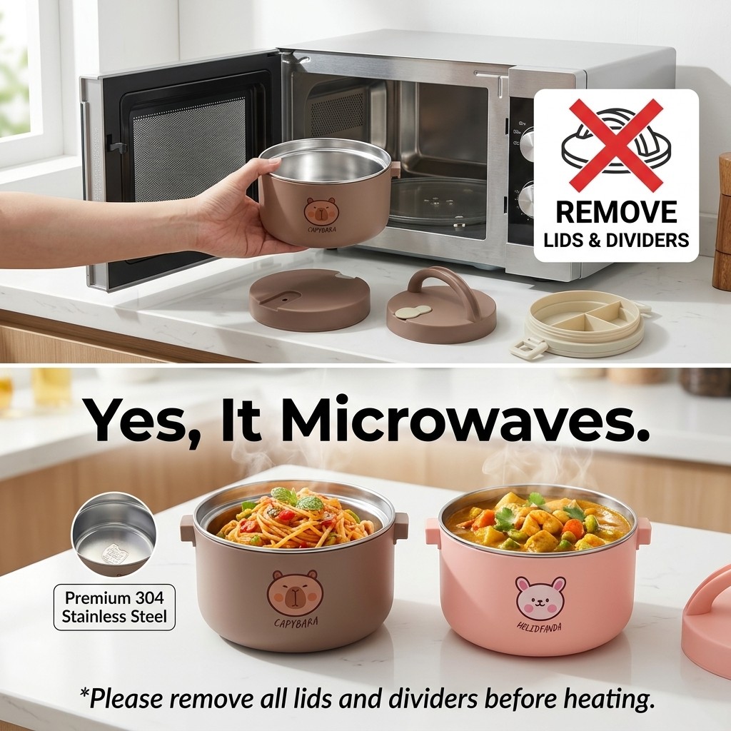 304 Stainless Steel Thermal Lu - Food Storage Underground review and price