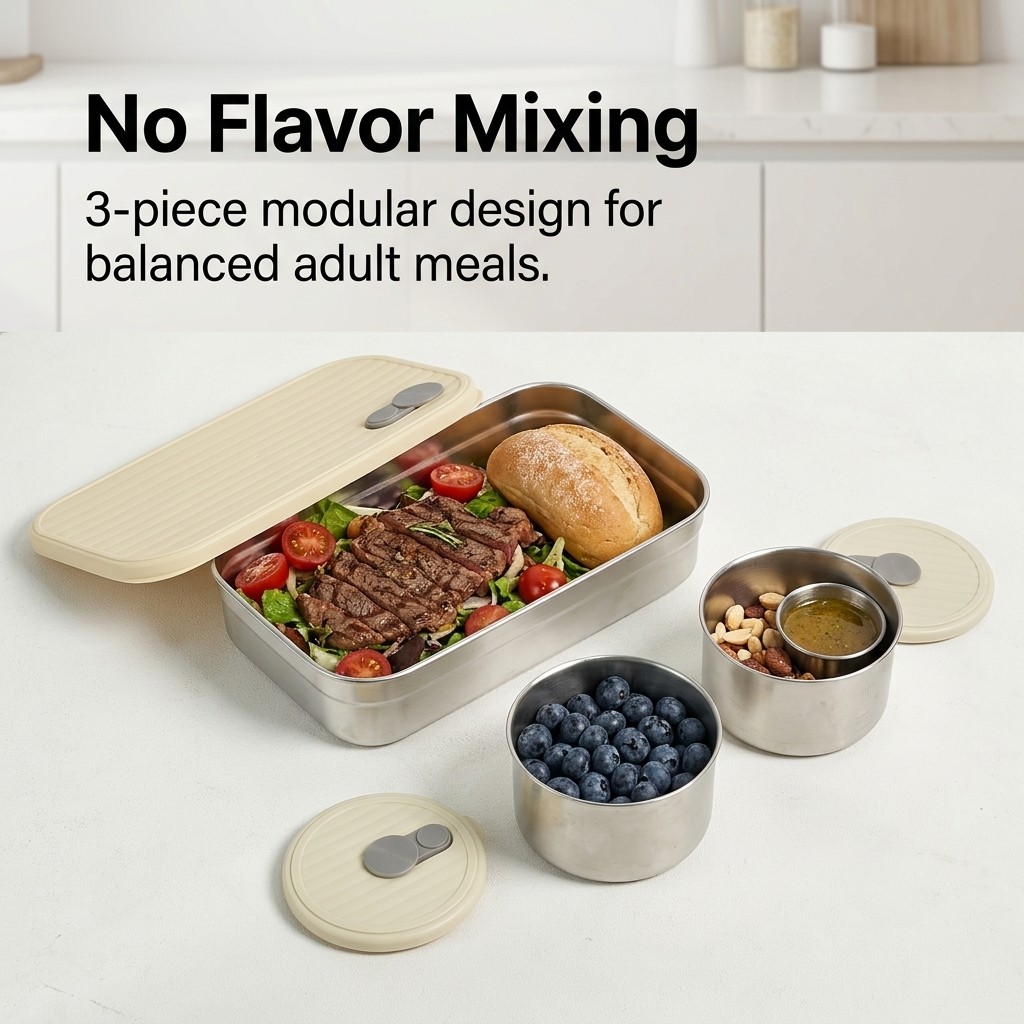 Microwave Safe 304 Stainless S - Storage Food Prep review and price