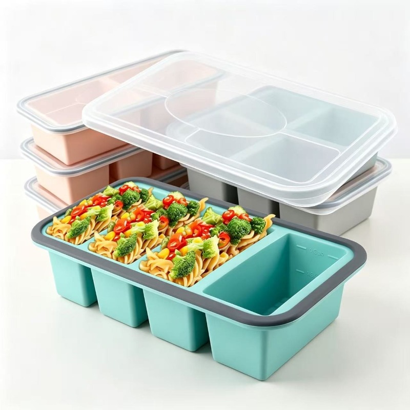 Silicone Freezer Molds with Li - Storage Food Prep review and price