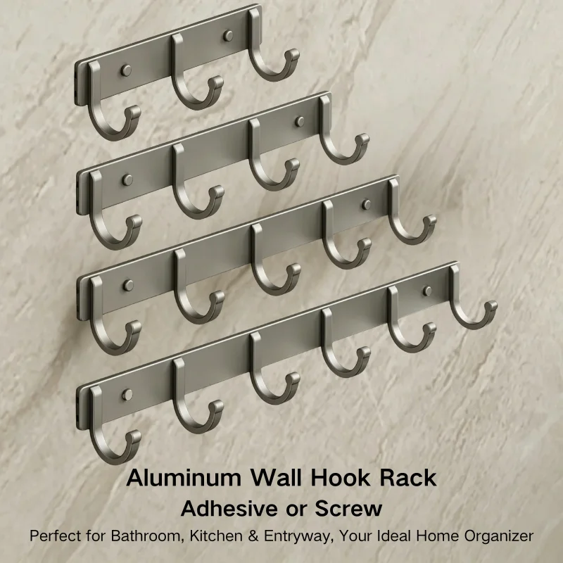 Aluminum Wall Hook Rack – No-D - Food Storage For Room review and price