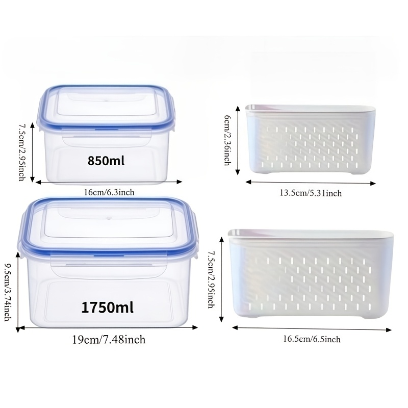 4pcs/Set Leak-Proof Food Stora - Storage Food Prep review and price