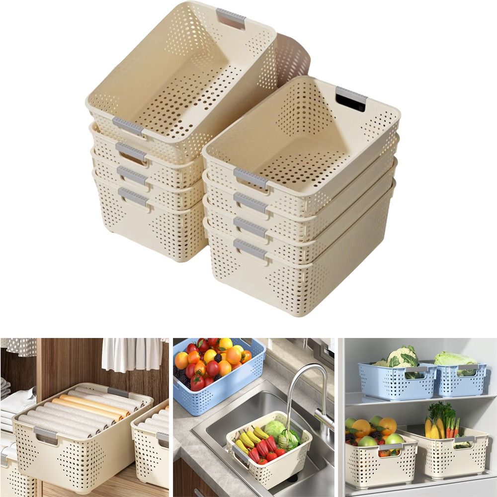 Durable Plastic Storage Basket - Food Storage Without Plastic review and price