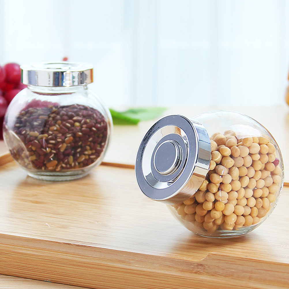 8Pcs Glass Sealed Storage Jars - Food Storage Jars review and price
