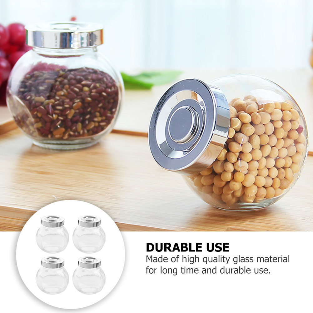 8Pcs Glass Sealed Storage Jars - Food Storage Jars review and price
