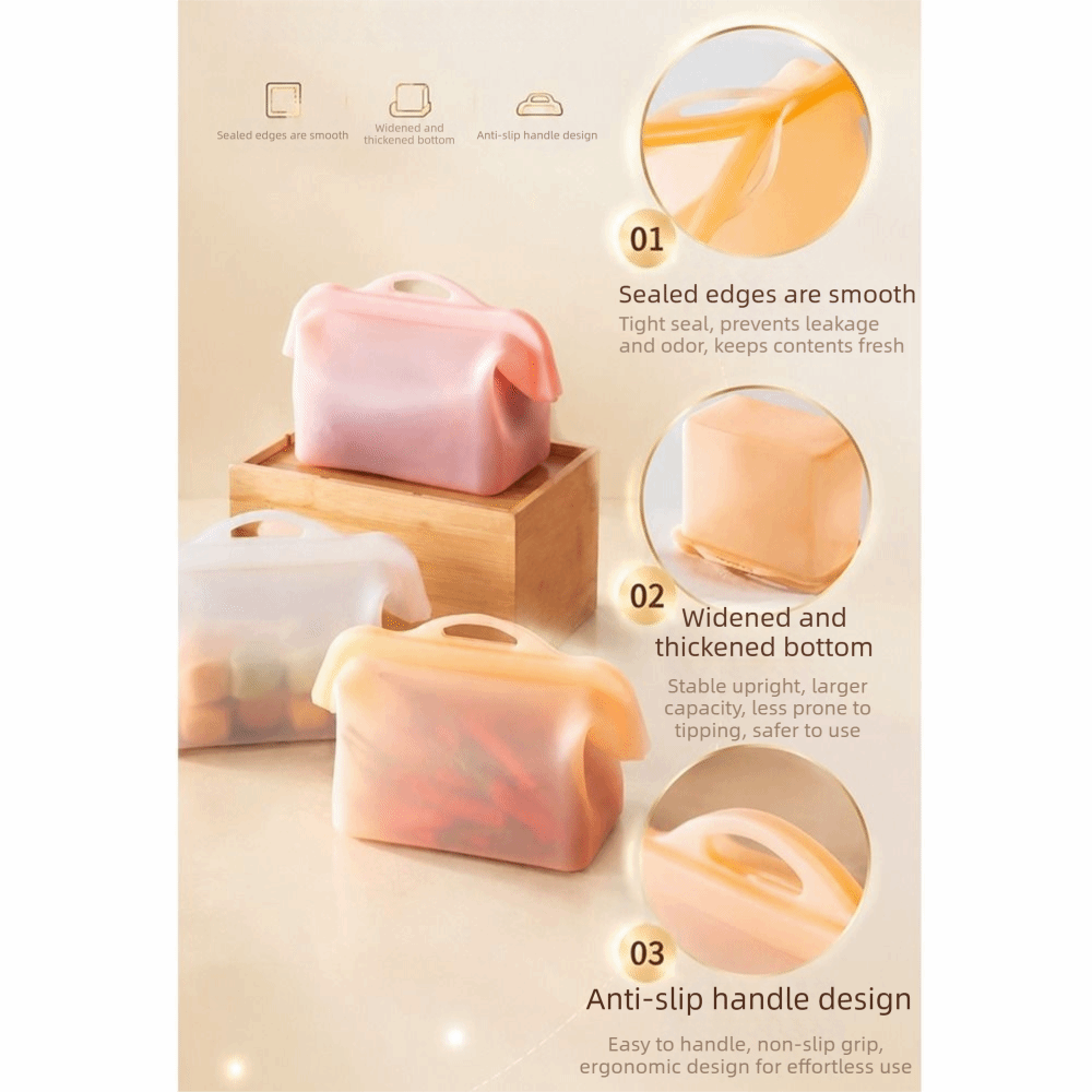 Leak Proof Silicone Food Stora - Food Storage And Temperature review and price