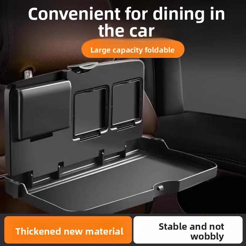 Car Back Seat Foldable Dining  - Food Storage On Table review and price