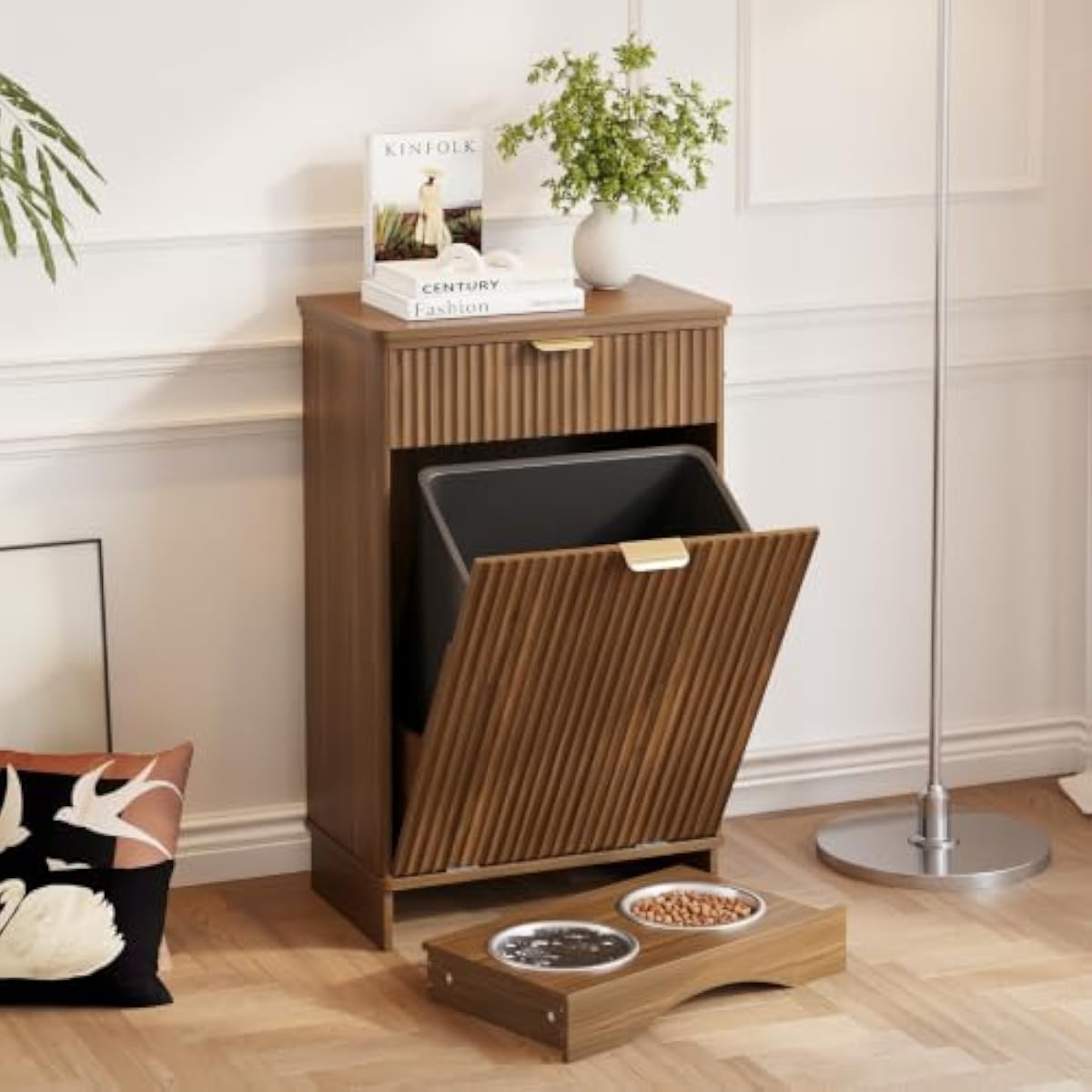 Pet Feeding Station with Tilt- - Food Storage Zone review and price